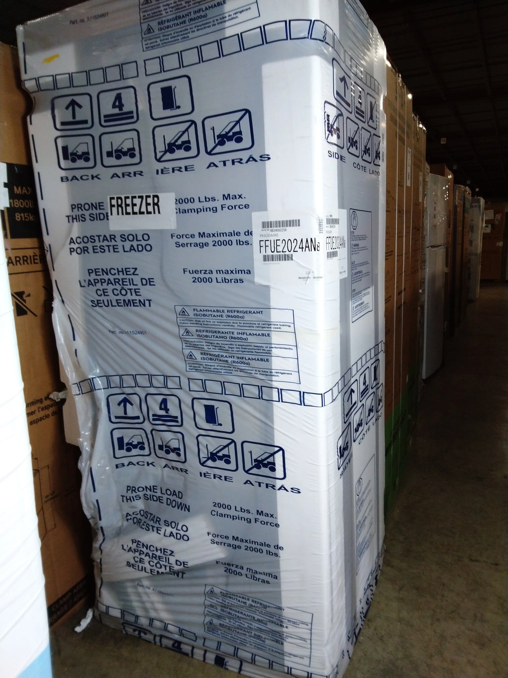 20 CU FT. Upright Freezer with Auto-Close Doors E359