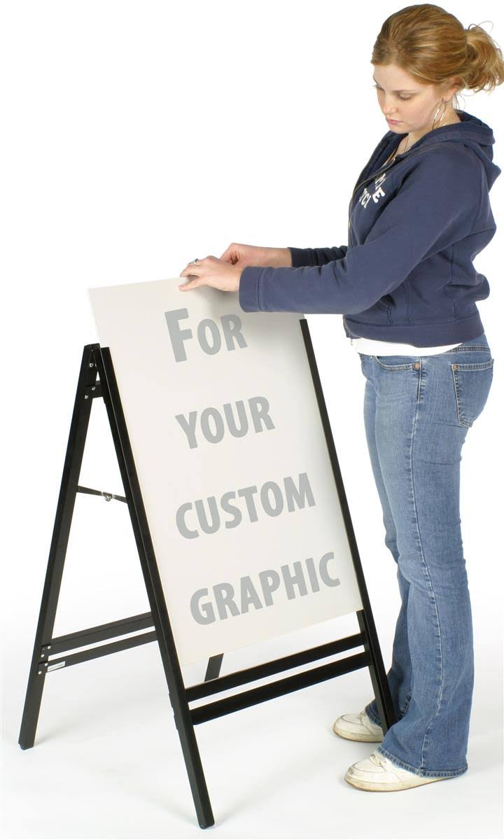 Sidewalk Sign with Aluminum Rust-Proof Construction Z4936