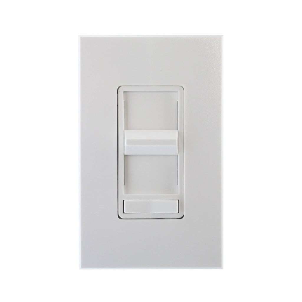 White Single-Pole Slide Dimmer S432
