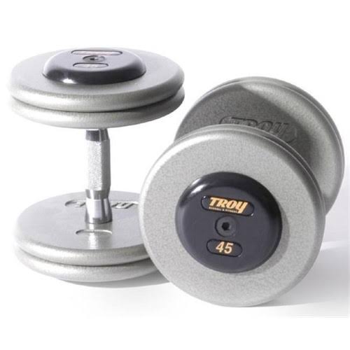 Gray Plates Rubber End Cap 40 Pounds Dumbbells Y786