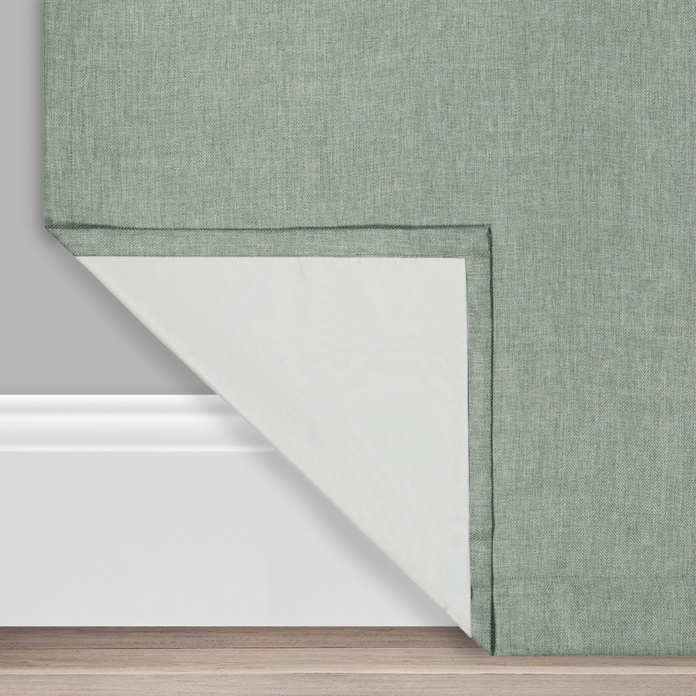 Celadon 50 x 95 Blackout Grommet Top Window Panel Y406394