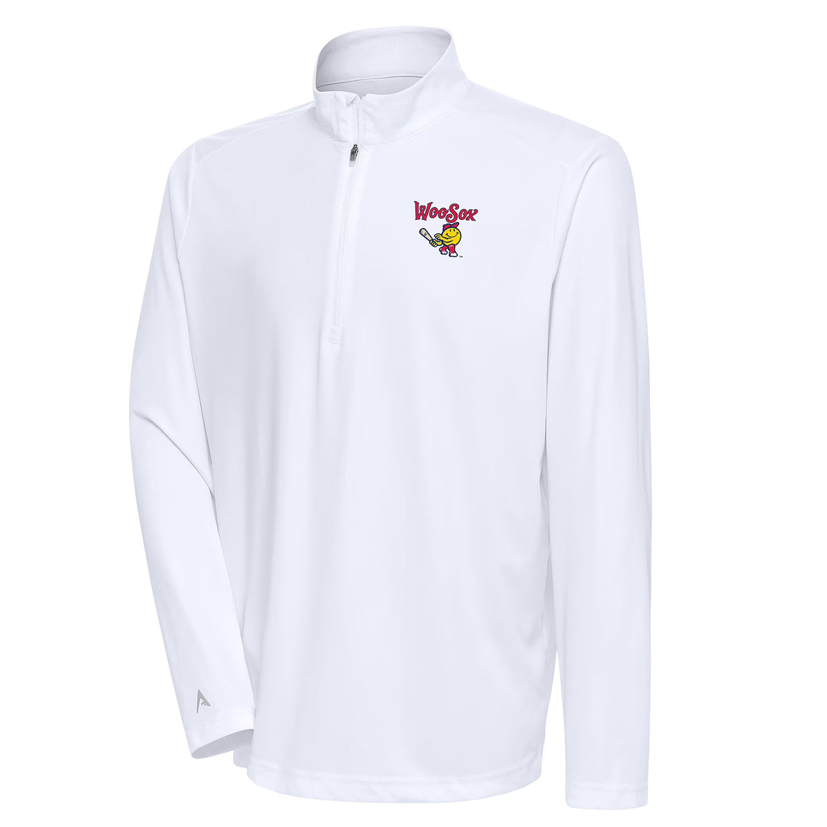 White Worcester Red Sox Quarter-Zip Pullover Top Q8657