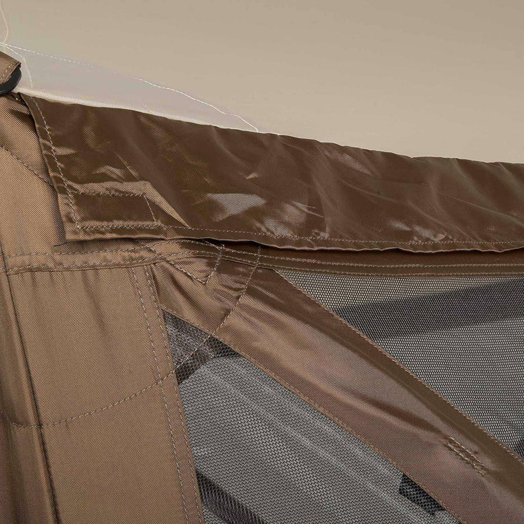 Brown Quick-Set Screen Canopy Shelter B84275