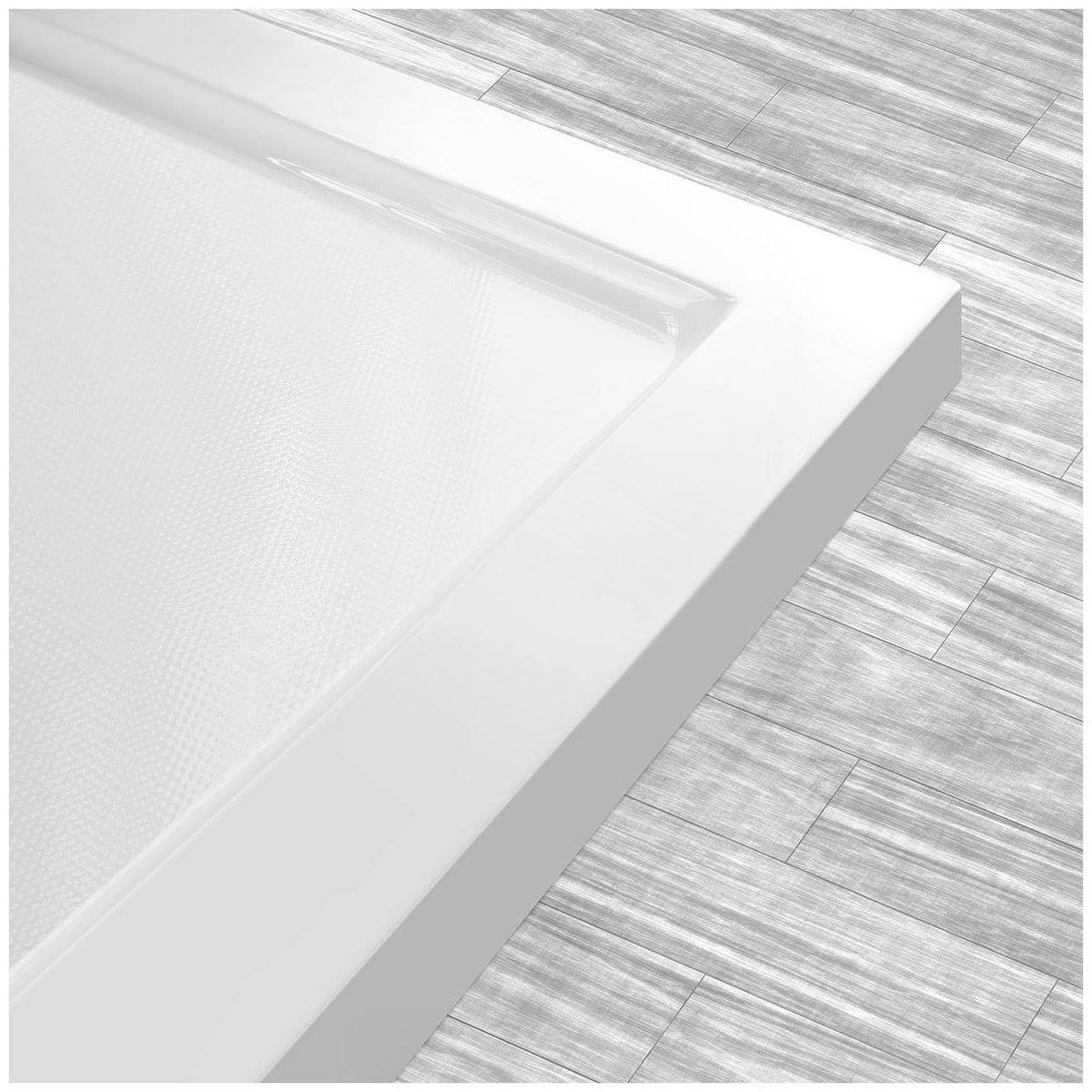 60 x 32 Right Double Threshold Shower Pan Base Wall Corner Left Drain T108445