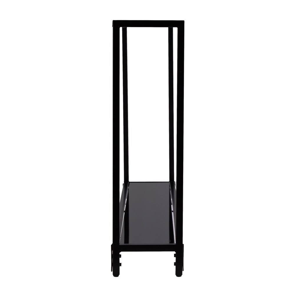 Black Narrow Metal Console Table O749046