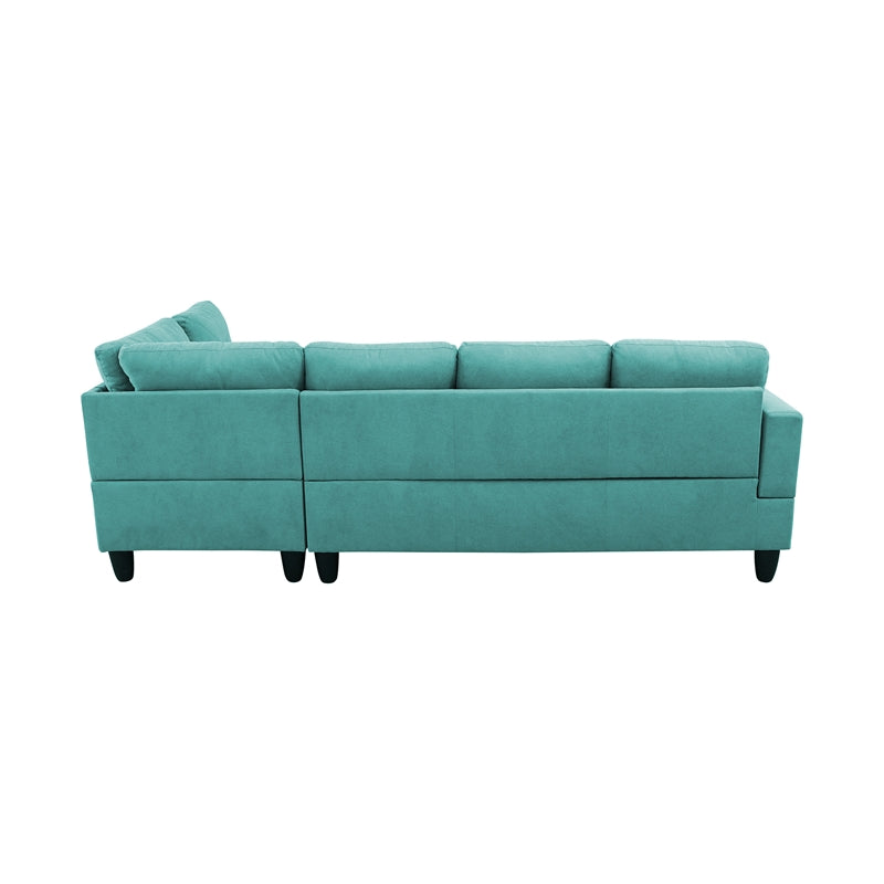 Ocean Green 2 Piece Sectional Sofa Flannelette N4286