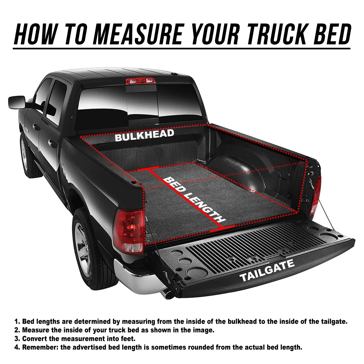 Tri-Fold Soft Top Tonneau Cover for Toyota Tundra 6.5' Bed A631577