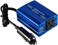 150W Power Inverter 12V DC to 110V AC Converter with 3.1A Dual USB Car Charger Z85484