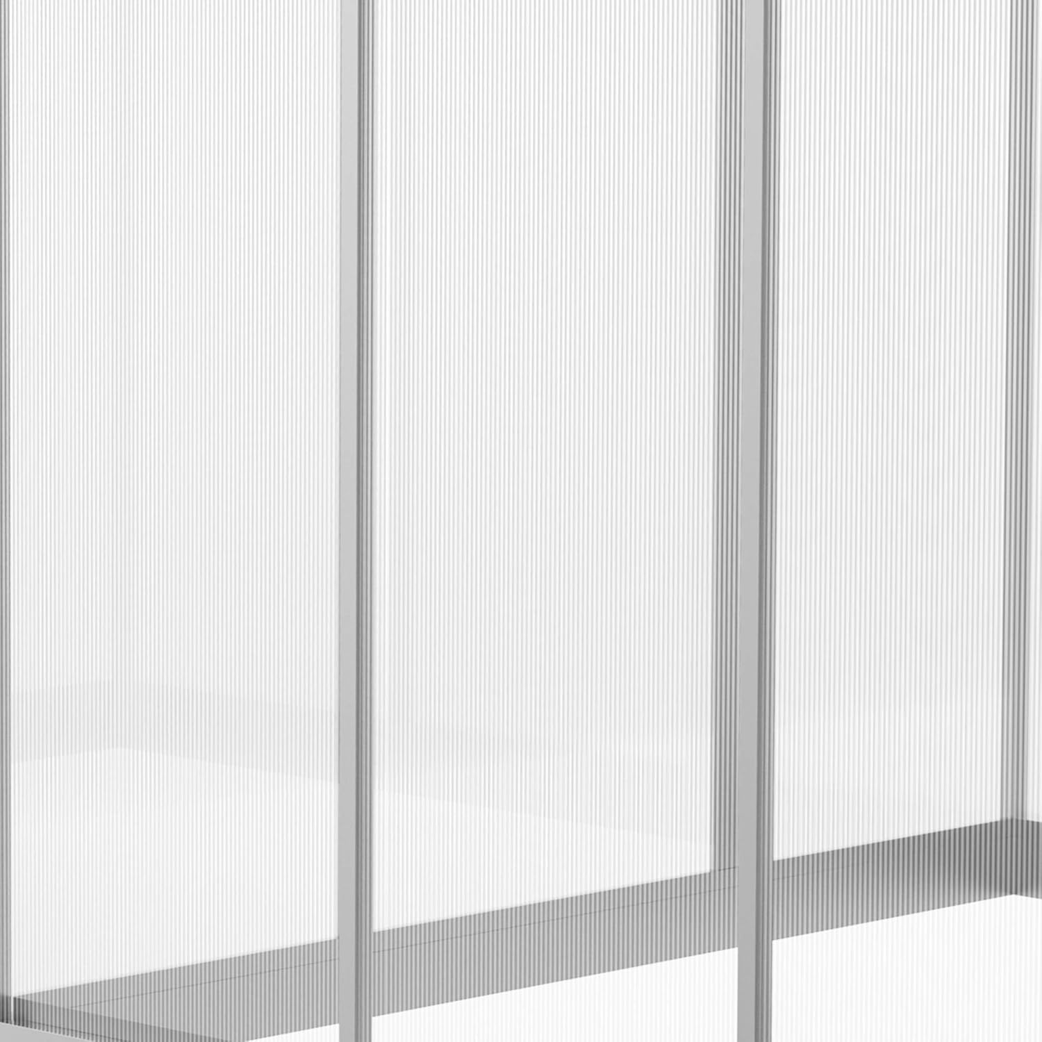 Walk-in Polycarbonate Greenhouse with Roof Vent M60791