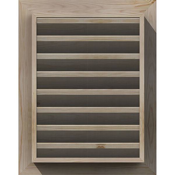 Unfinished Pine Gable Vent S698