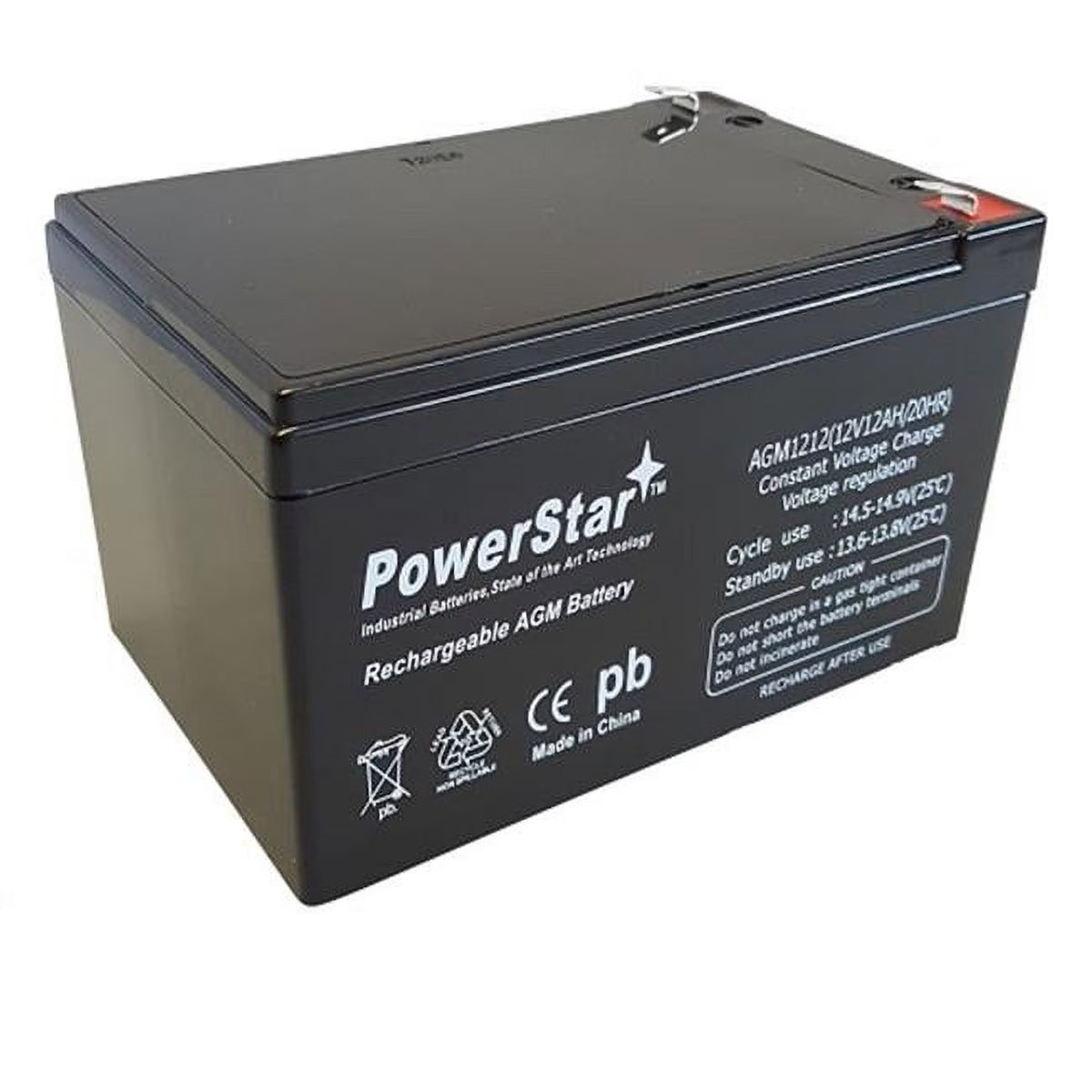 AGM1212-580 Replacement Battery for Electric Scooters L1227