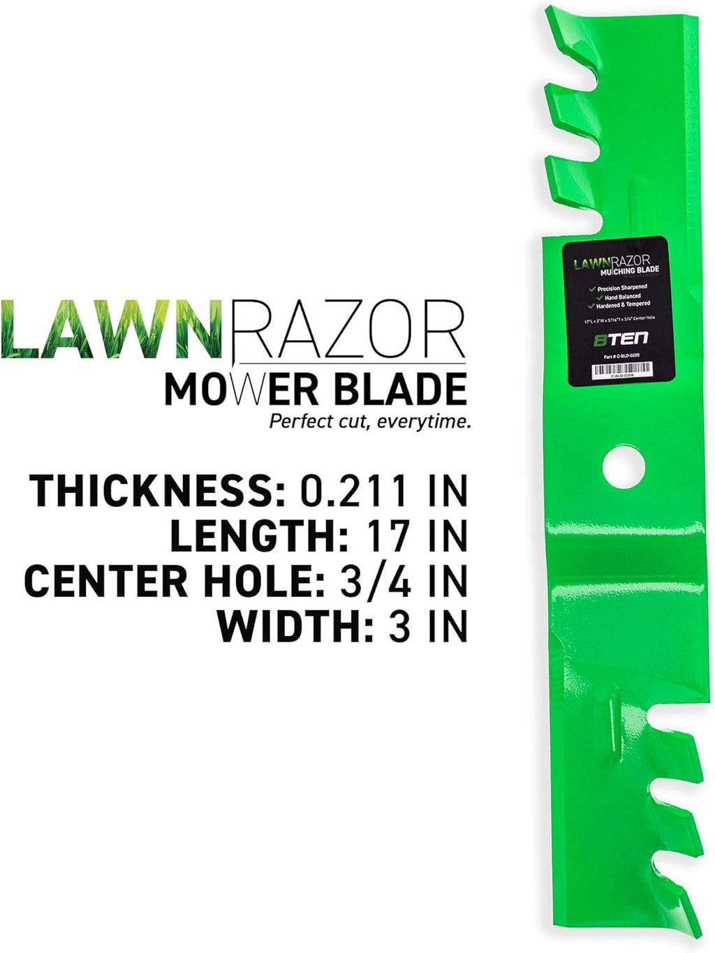 3 Pack 48 inch Mulching Blade U951