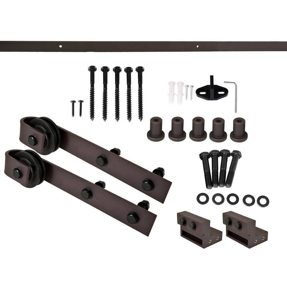 84 x 84 Colonial Maple Barn Door with Hardware Kit R937028