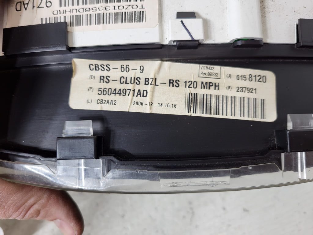 Pre-Owned 2006-2007 Dodge Caravan Speedometer Cluster 76k Miles S48483