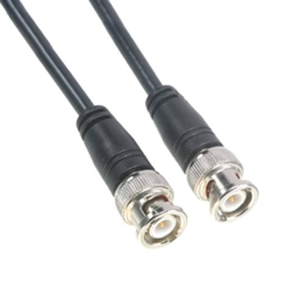 Black RG58 Coaxial Cable, BNC Male to BNC Male, 100 E715