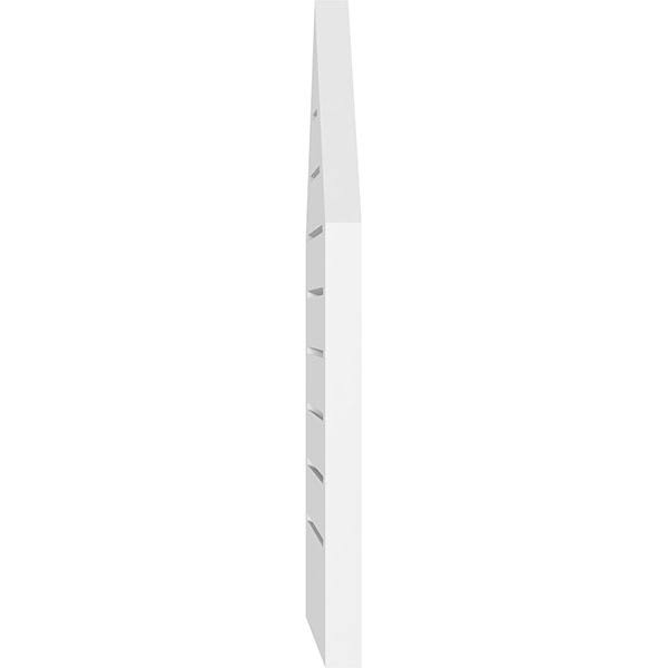 36x22W x 34x22H Peaked Top Surface Mount PVC Gable Vent Z879