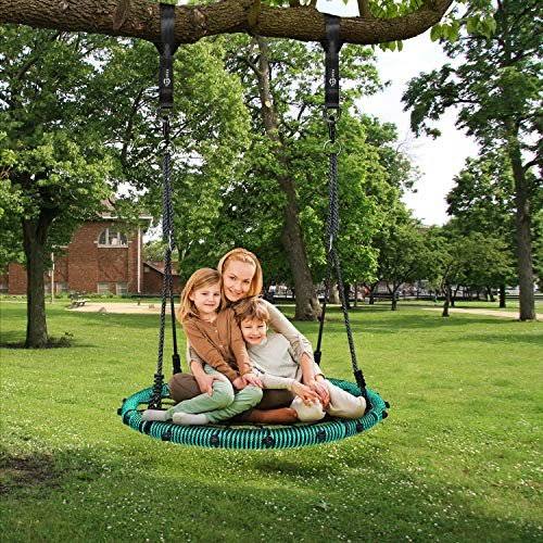 Spider Web Swing 40 inch with Steel Frame and 2 Hanging Straps E649