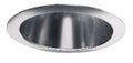 6x22 Conical Reflector, Specular Clear, White Flange C581