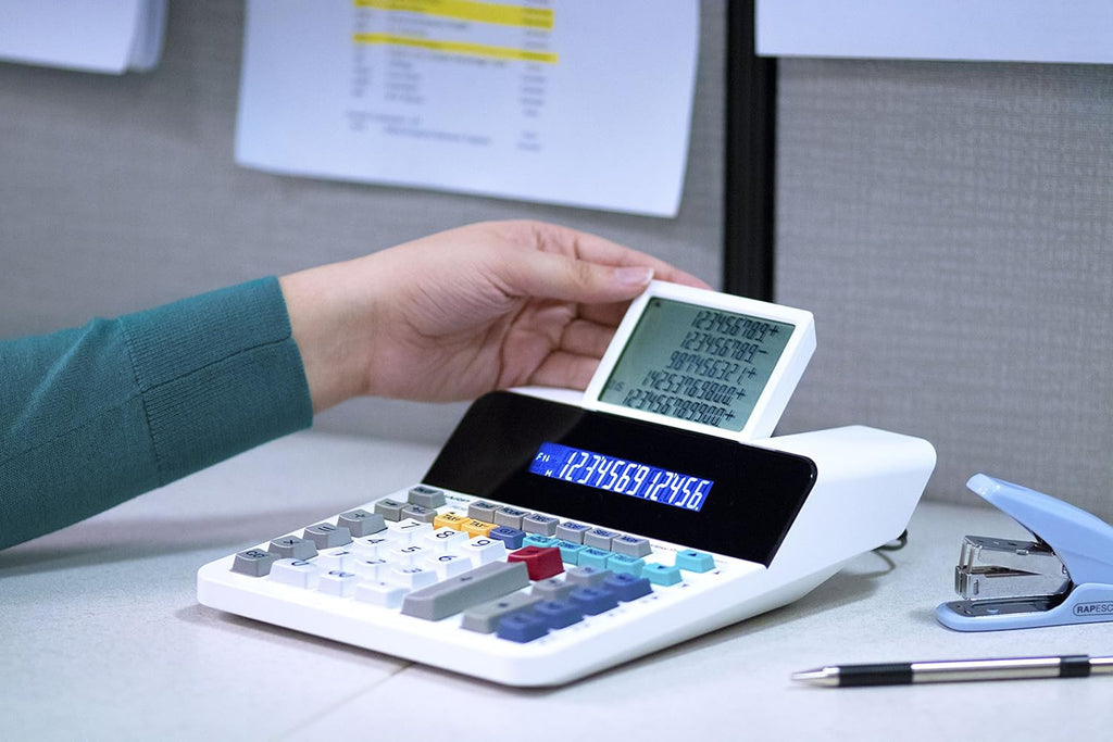 12-Digit LCD Printing Calculator B61195