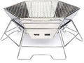 Hexagon Stainless Steel Folding BBQ Grill H9693