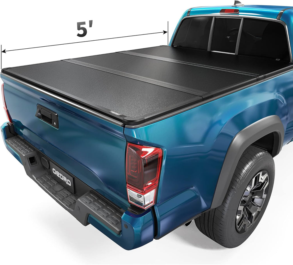 Soft Tri-fold Truck Bed Tonneau Cover with Track Rail System E470