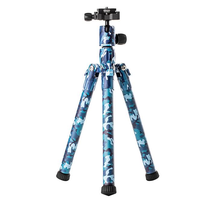 Blue Camo Travel Tripod Kit K920