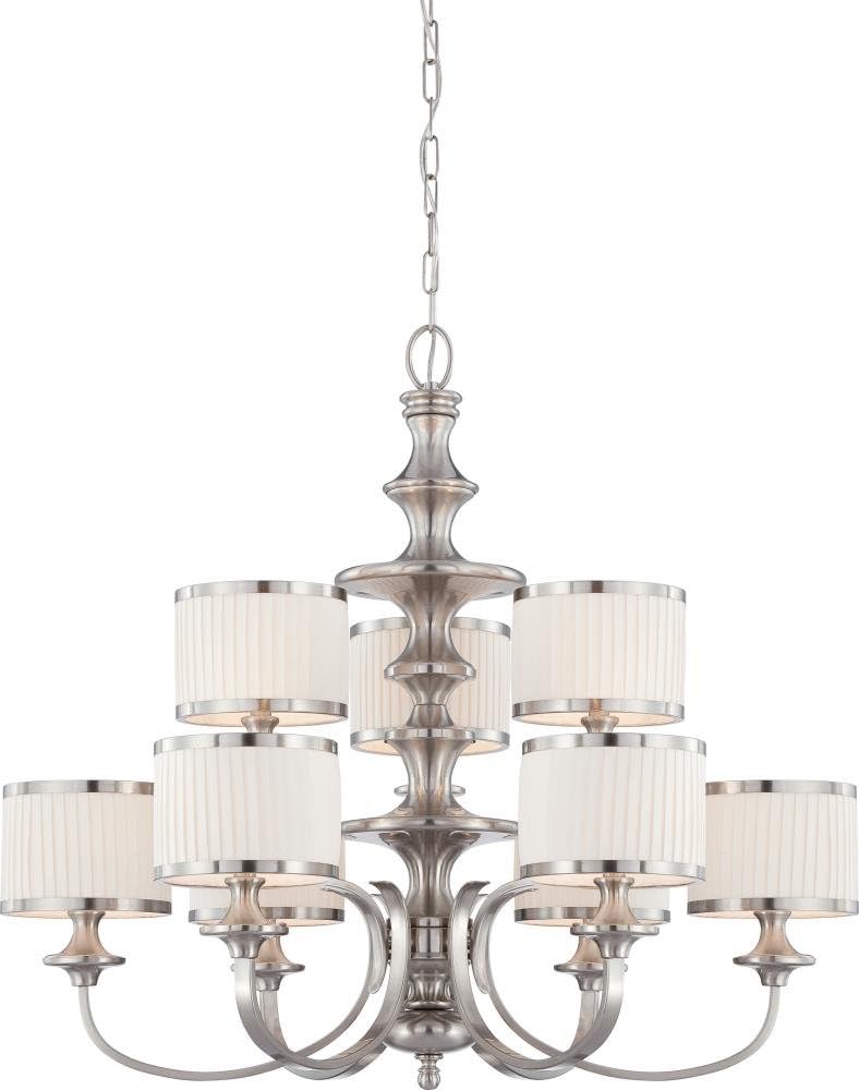 Brushed Nickel Two Light Vanity J8310