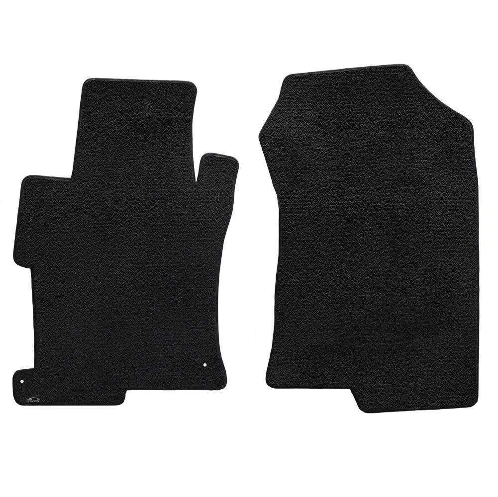 Black 2 Piece Car Floor Mats G212