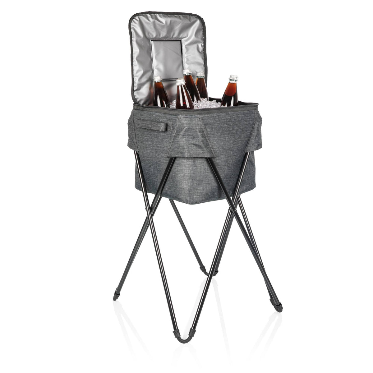 Gray Camping Cooler with Stand S44748