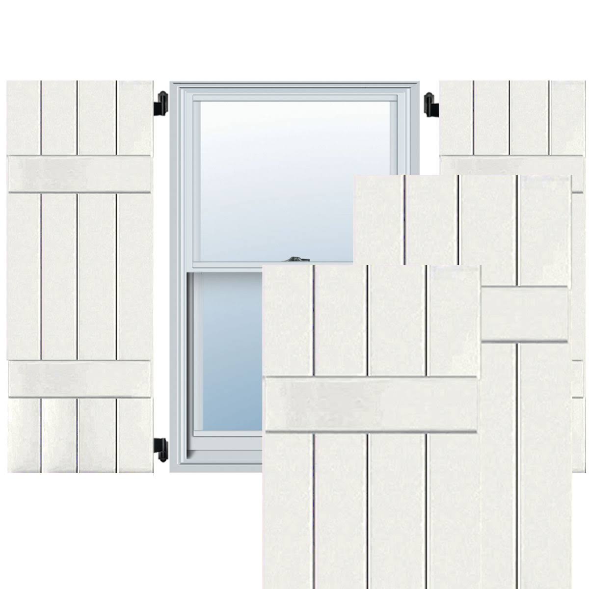 Real Wood Pine Board-n-Batten Shutters D178294
