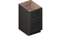 Solid Birch 2 Drawers Base Cabinet D897
