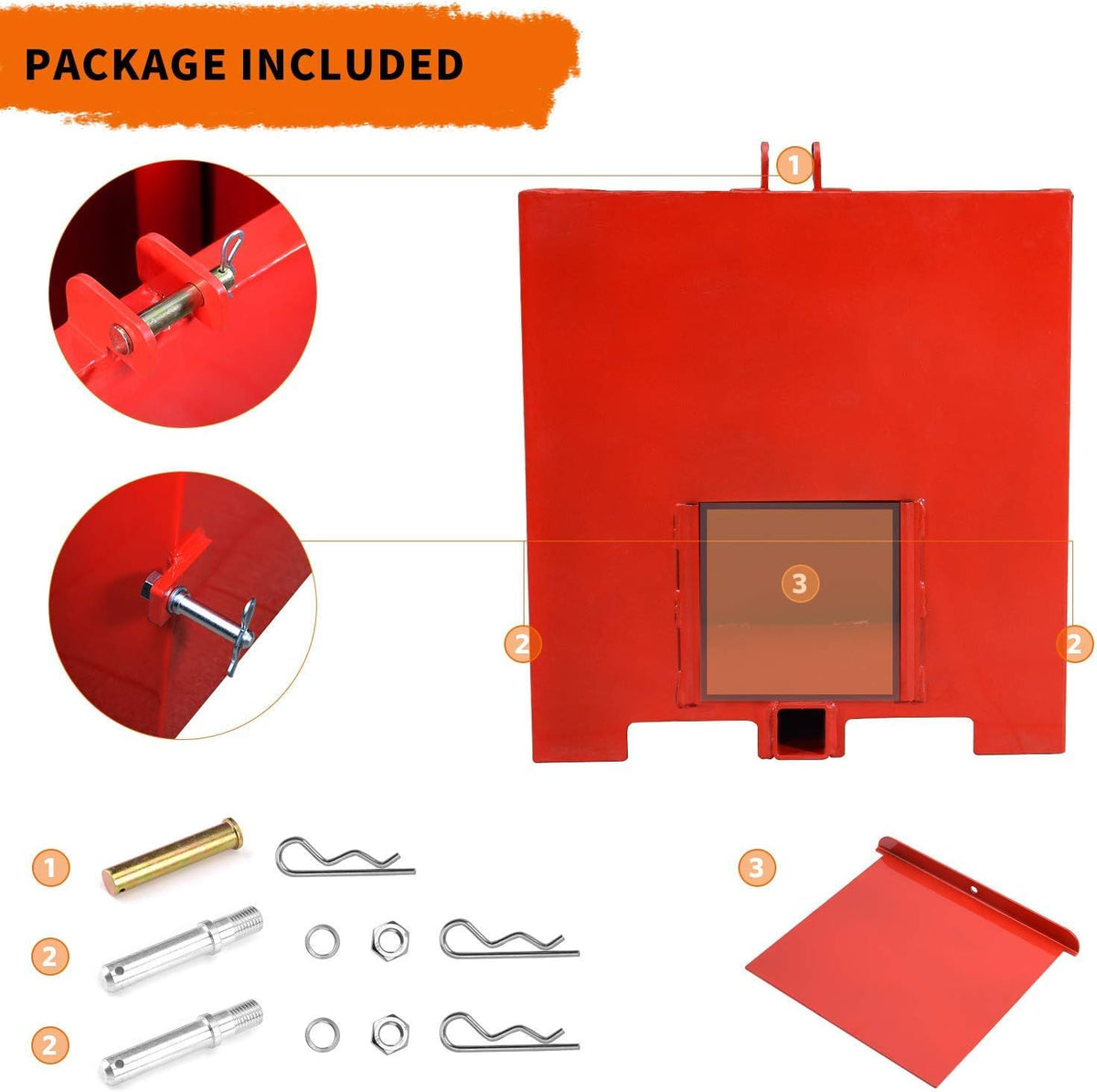 Ballast Box 3 Point Category 1 Tractor Attachment F68710