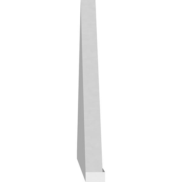 76x22W x 20x22H x 2x22P PVC Pediment N971976