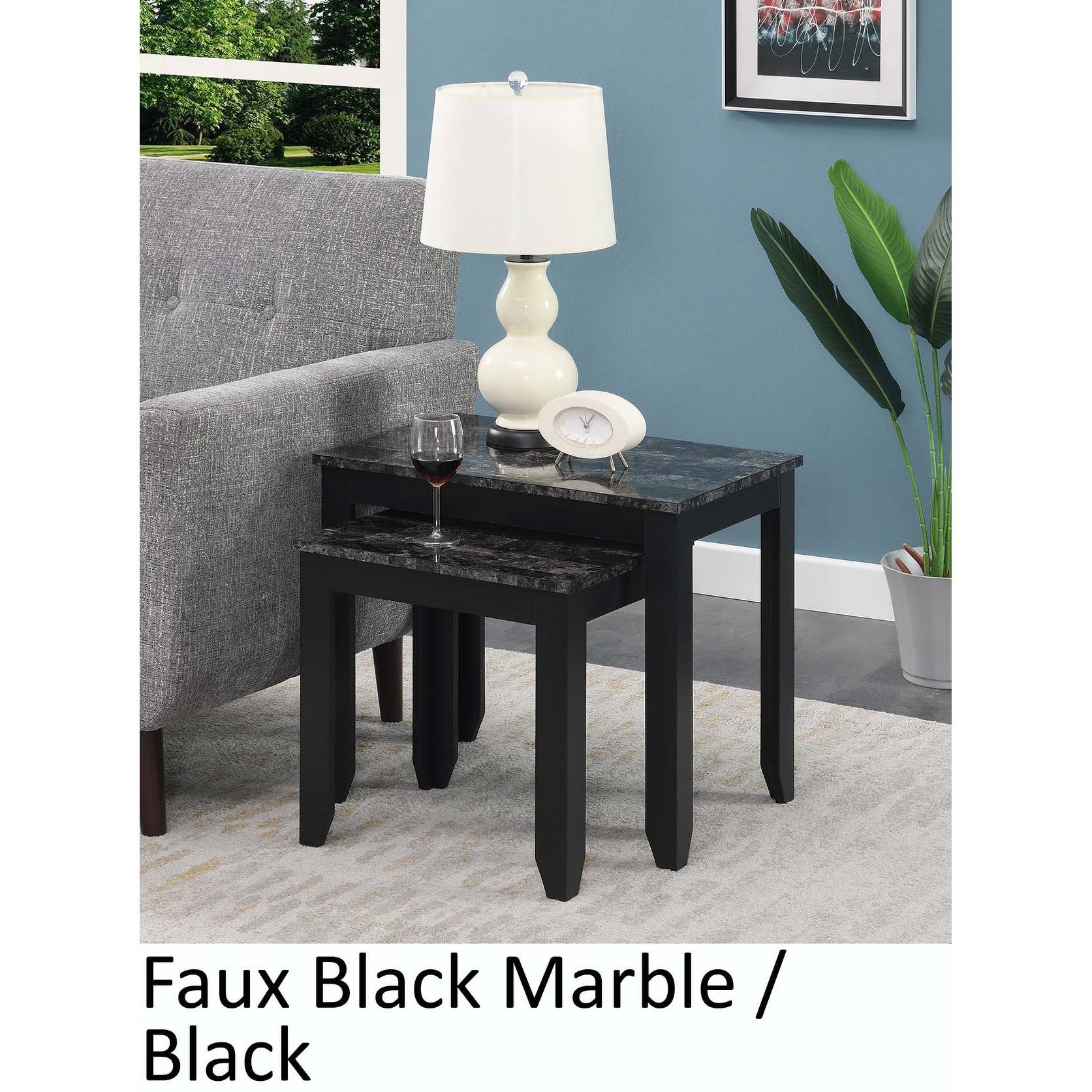 Brown Nesting End Table E61875