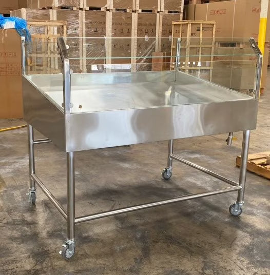 60 Seafood Display Table Ice Bin Cold Insulated Fish Meat R84097