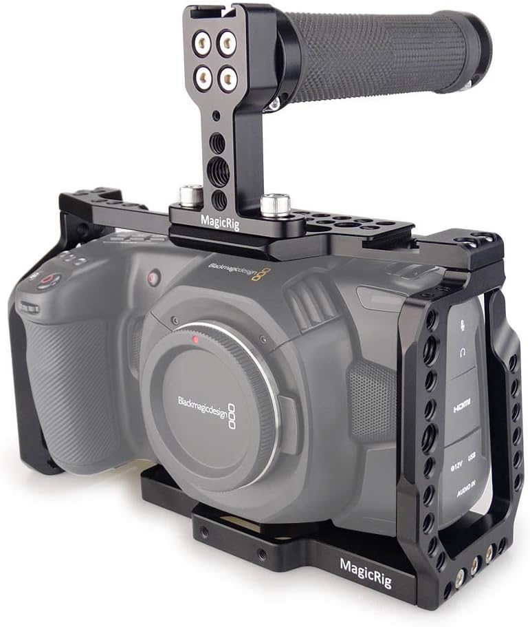 Camera Cage with NATO Handle for Blackmagic Design Pocket Cinema Camera 4K /6K Z68857
