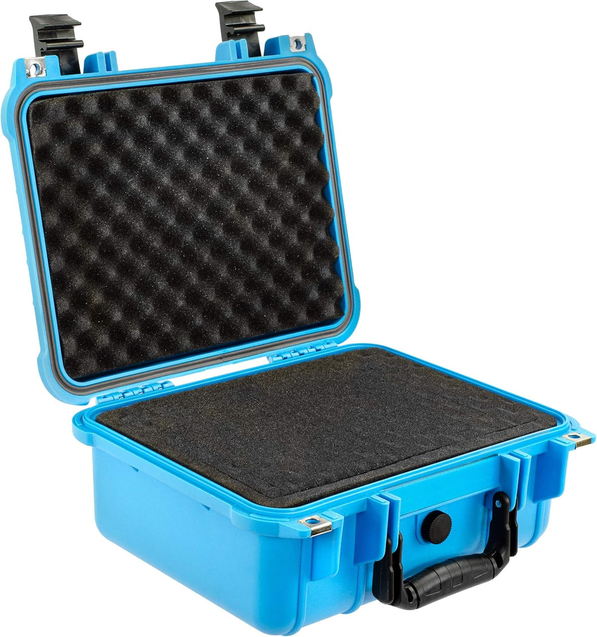Hard Camera Case Water & Shock Proof with Foam Light Blue D82028