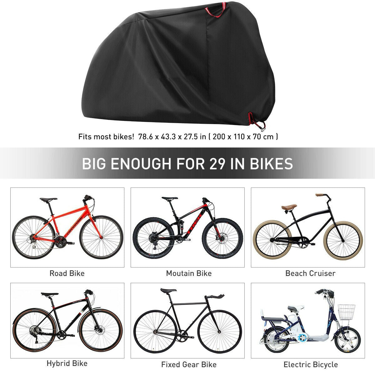 Waterproof Bike Cover B754