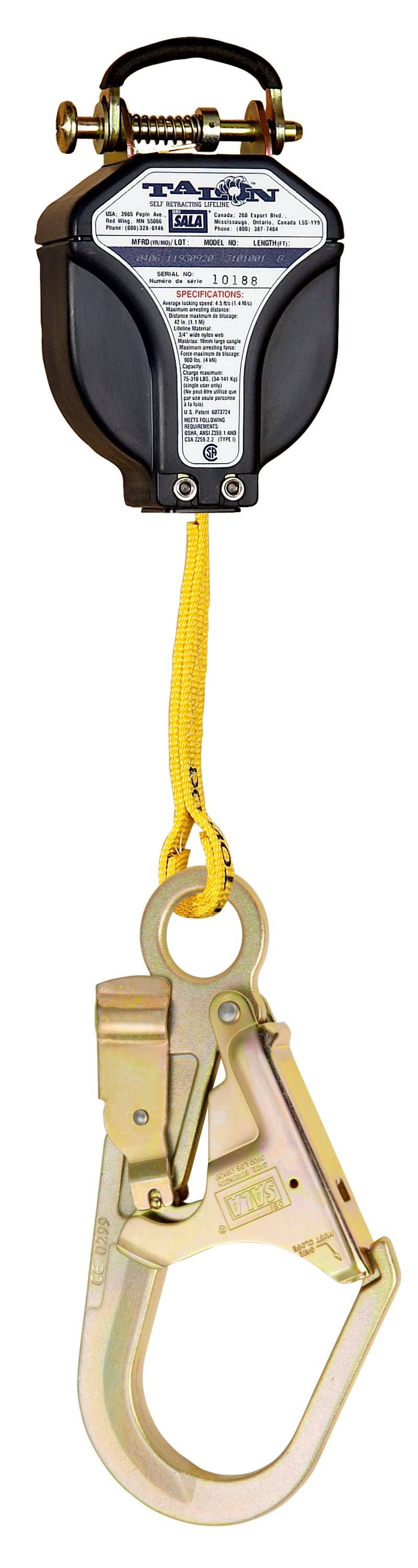 Self Retracting Lifeline 8' X240295