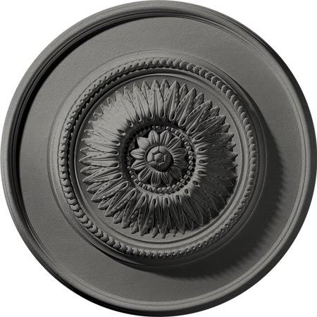Floral Hand-Painted Stone Ceiling Medallion L57071