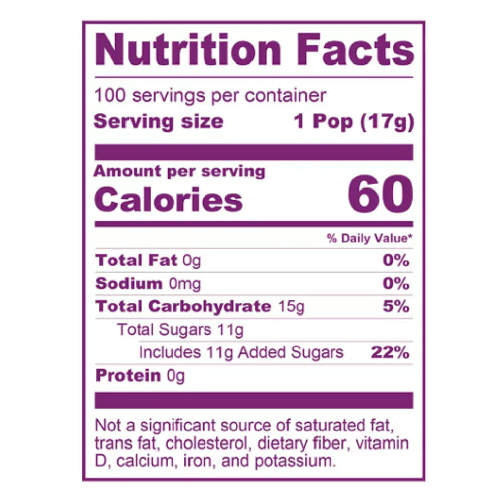 Wild Berry Flavors .6 oz 100 count A252914
