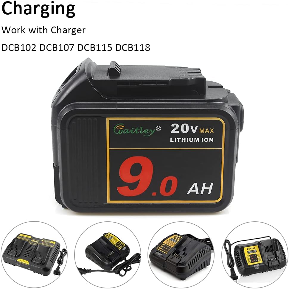 20V MAX 9.0Ah Lithium Ion Battery Pack of 2 Z13167