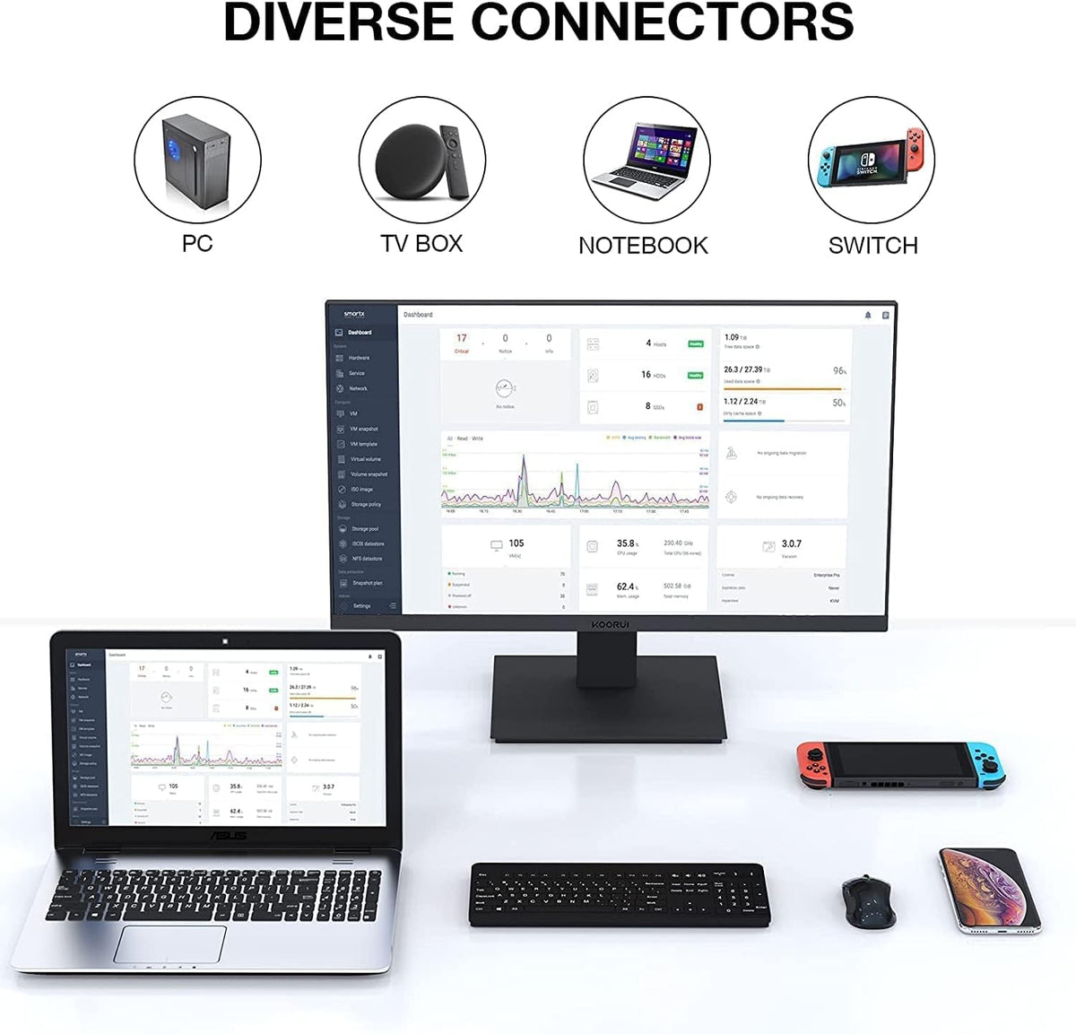 22 inch FHD 1080P 75hz VA LED Monitor K9381
