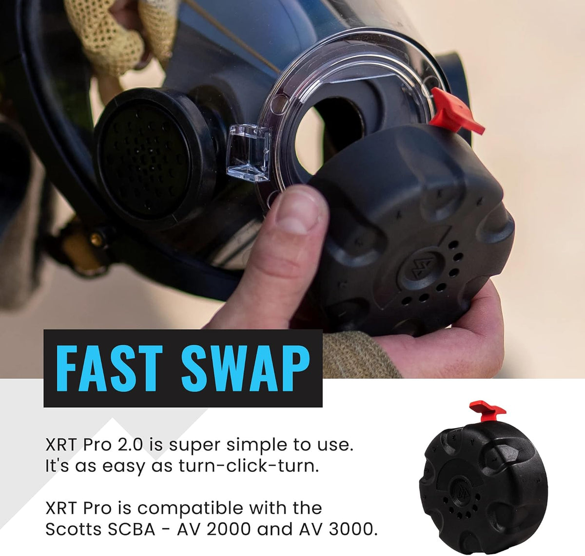 Resistance Training Regulator Insert for Scott AV-2000 / AV-3000 SCBA, Pack of 2 N258708