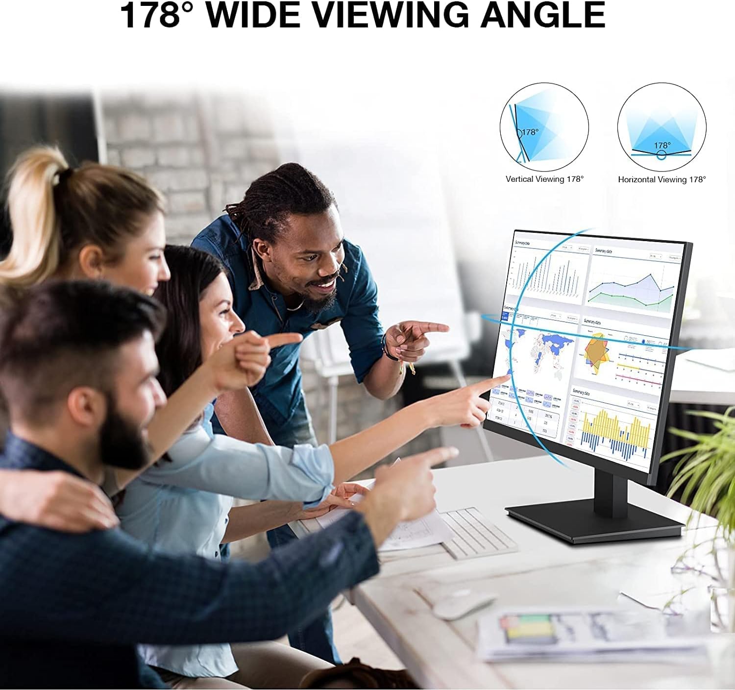 22 inch FHD 1080P 75hz VA LED Monitor K9381
