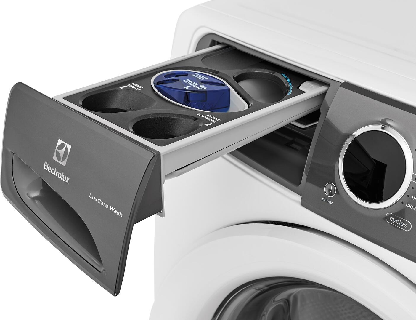 27" Front Load Washer with 4.3 cu. ft. Capacity in White J108
