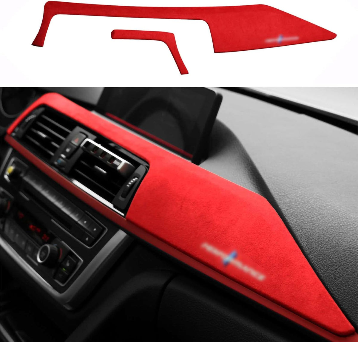 Car Dashboard Panel Frame Cover Trim Sticker Interior Decoration Pack of 2 S304