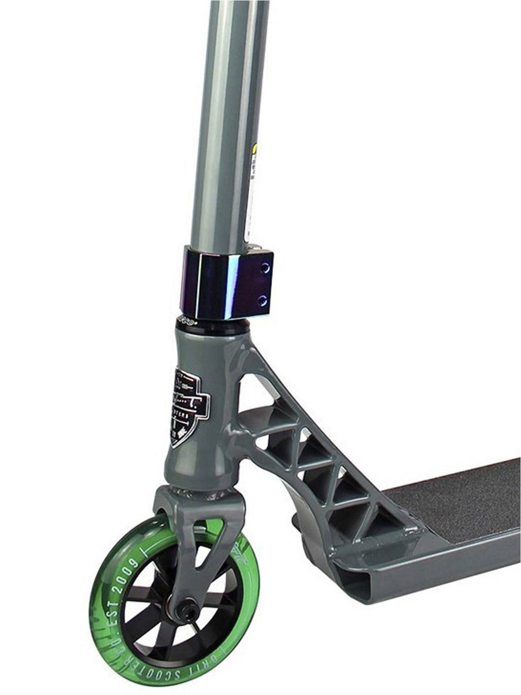 Satin Sky Grey Stunt Scooter Complete Q84322