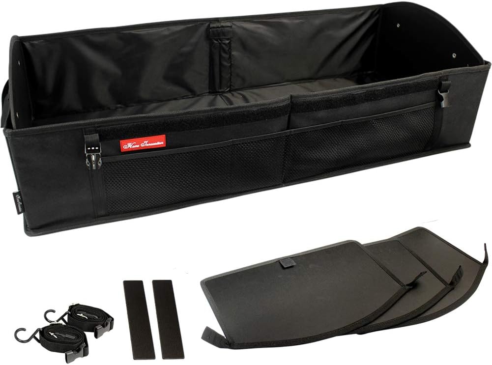 4 Compartment Foldable Car Trunk Organizer B884190