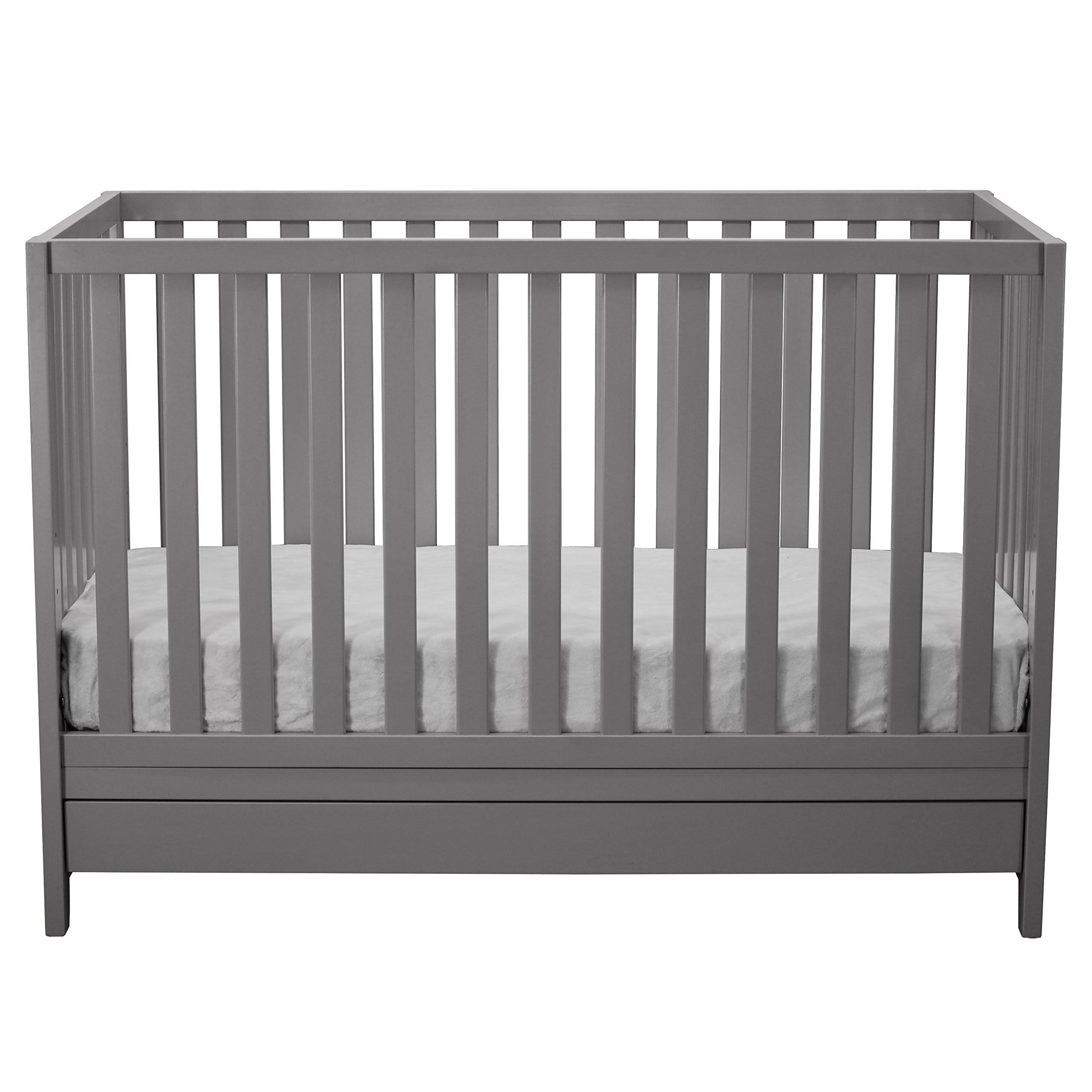 3-in-1 Convertible Crib, Gray W9707